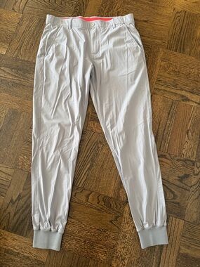 Men's Light Gray Jogger Sweatpants - Lightweight Comfort